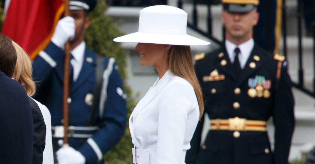Melania Trump’s Auction of Hat Hit by Plunge in Cryptocurrency