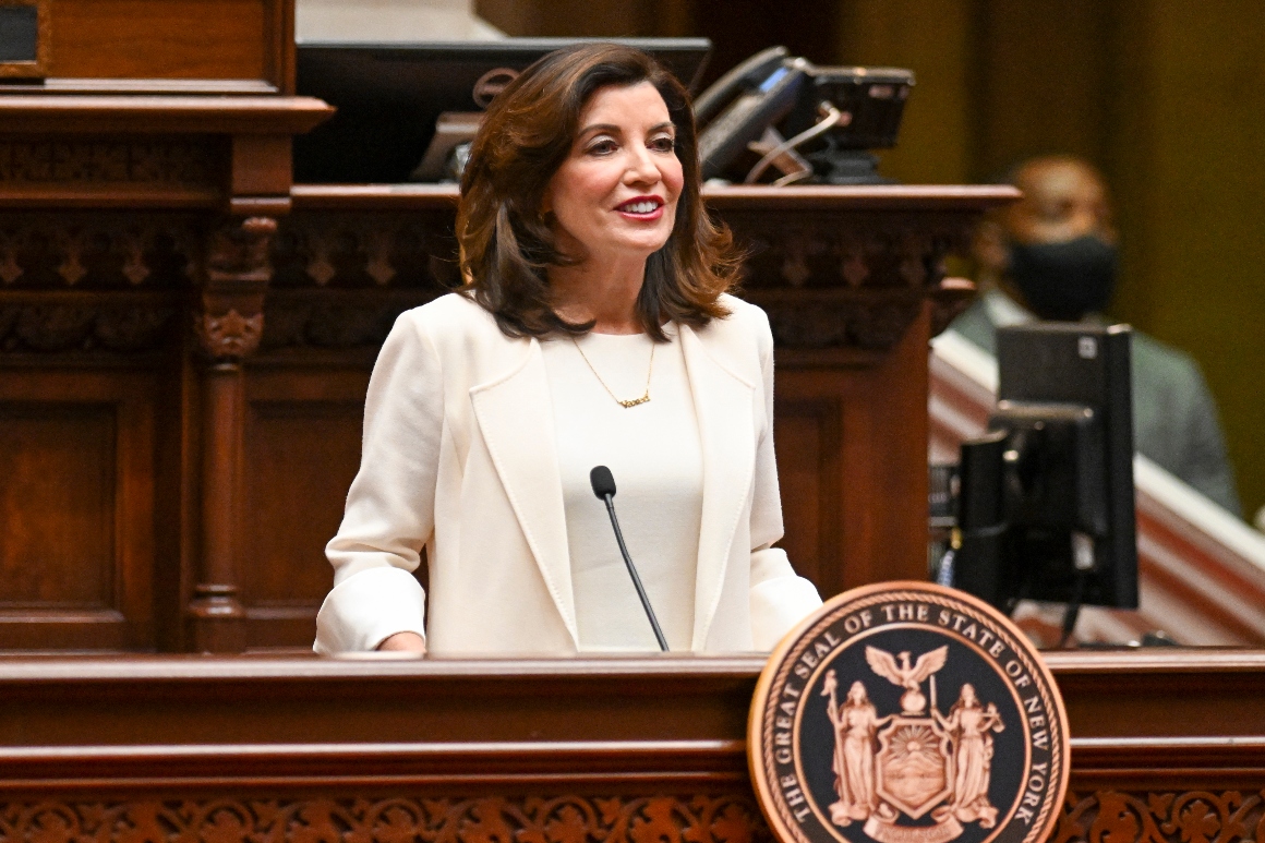 Hochul’s policy agenda plays it safe in election year. But she offers plenty for everyone.