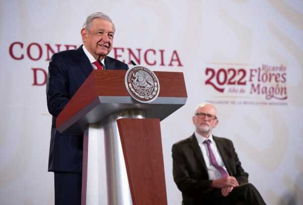 Mexican president, ex-Labour leader Corbyn trade plaudits at news conference