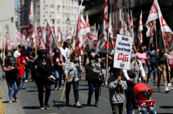 Argentina faces $1.1 billion debt repayment deadline as IMF protests simmer