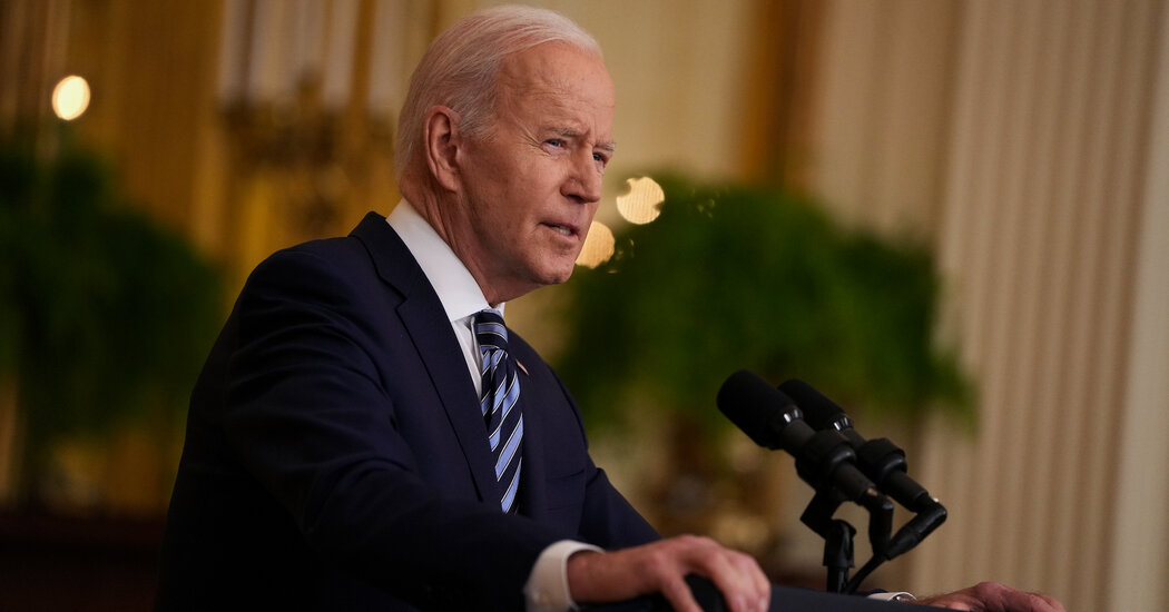 Biden Hits Russia With Broad Sanctions for Putin’s War in Ukraine