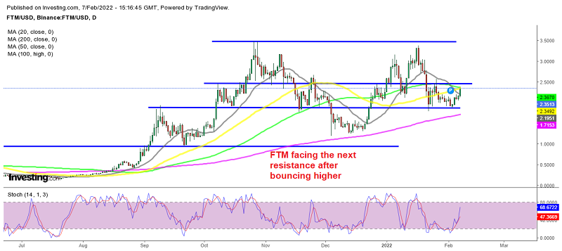 Fantom Crypto (FTM), Shiba Inu Face Resistance As They Turn Bullish