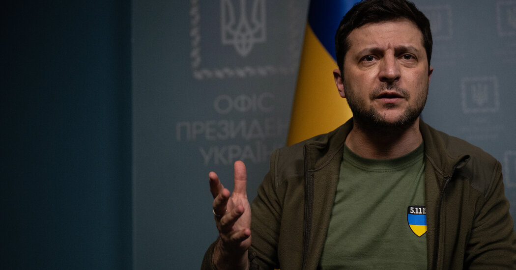 Zelensky Asks for More Weapons and a No-Fly Zone in Meeting With Congress