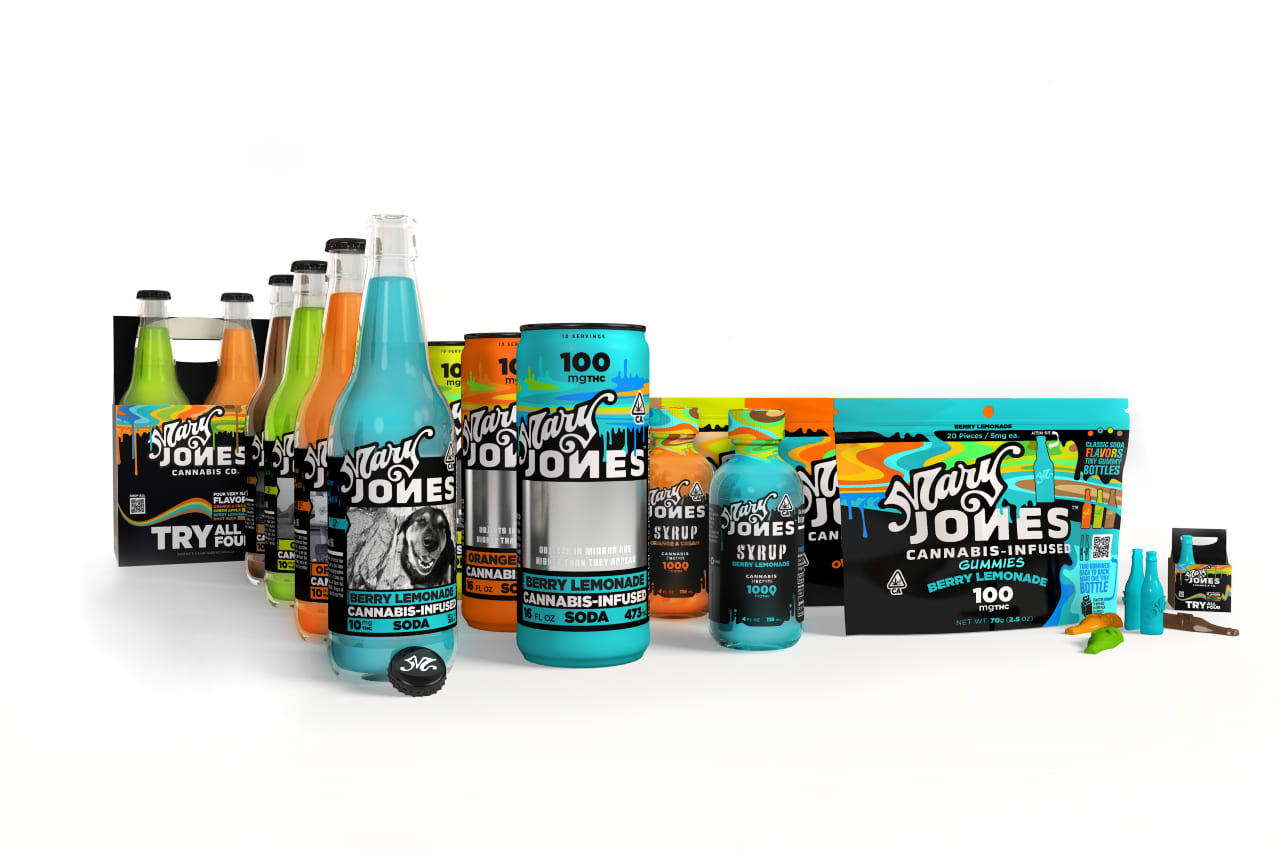 Jones Soda unveils cannabis-infused sodas under new brand