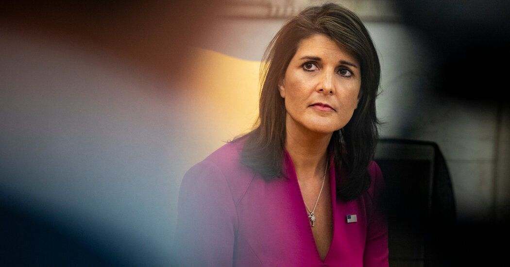In South Carolina, Nikki Haley Finds Some Distance from Trump