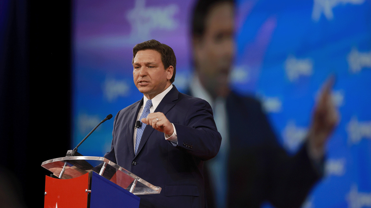 DeSantis calls WH admin ‘the Brandon administration’ at CPAC to cheers