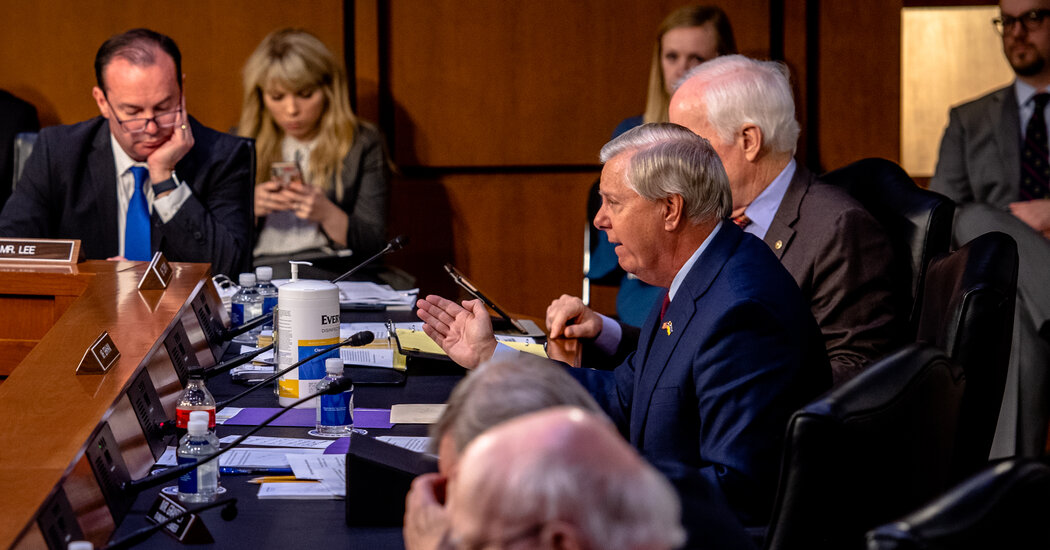 Lindsey Graham Takes Caustic Path in Questioning Jackson
