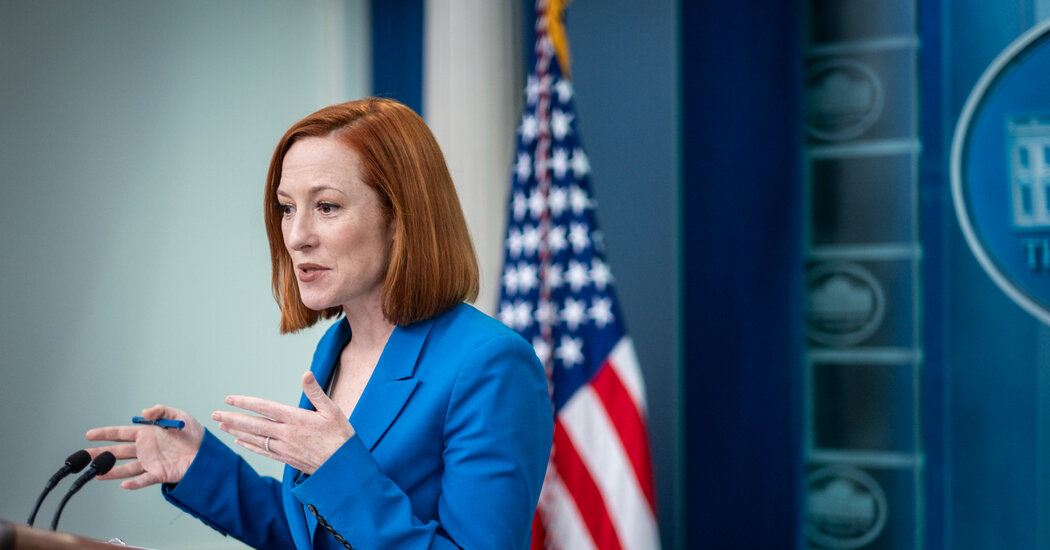 Jen Psaki Is Said to Be in Talks to Join MSNBC