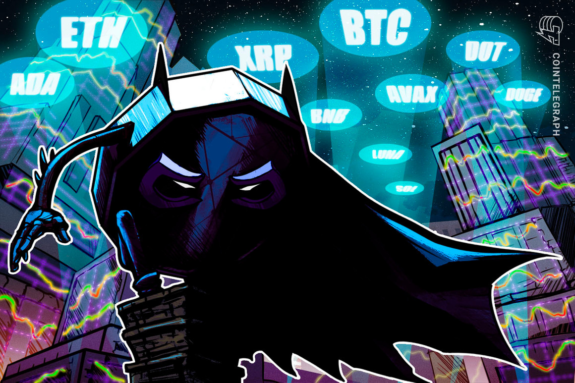 BTC, ETH, BNB, SOL, XRP, ADA, LUNA, AVAX, DOT, DOGE
