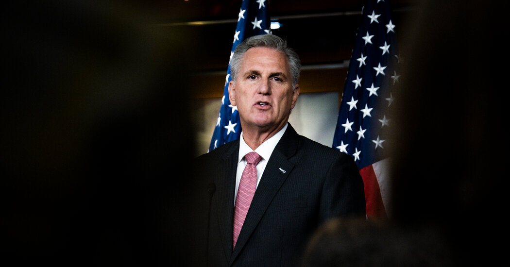 McCarthy Feared G.O.P. Lawmakers Put ‘People in Jeopardy’ After Jan. 6