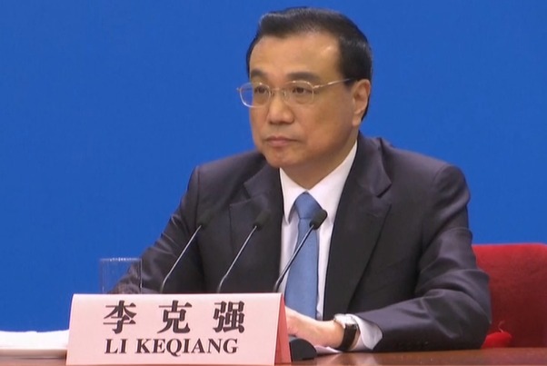 China’s Premier Li Keqiang issued a third warning about economic growth risks