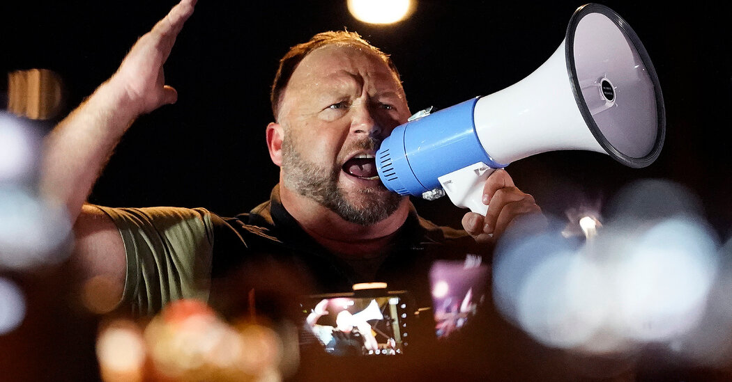 Facing Judgment, Alex Jones Pleads for Help From the ‘Deep State’