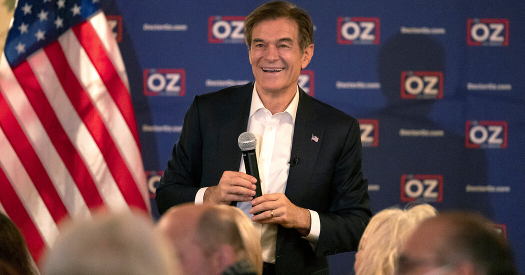 Trump endorses Dr. Oz in Pennsylvania Senate race