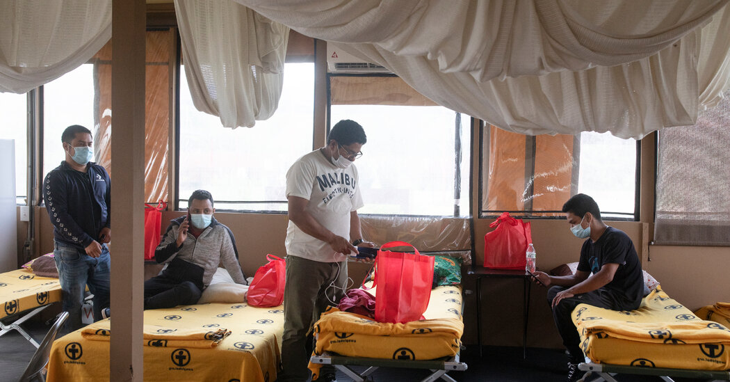As Border Crossings Soar, Biden Relies on Shelters to Manage Influx
