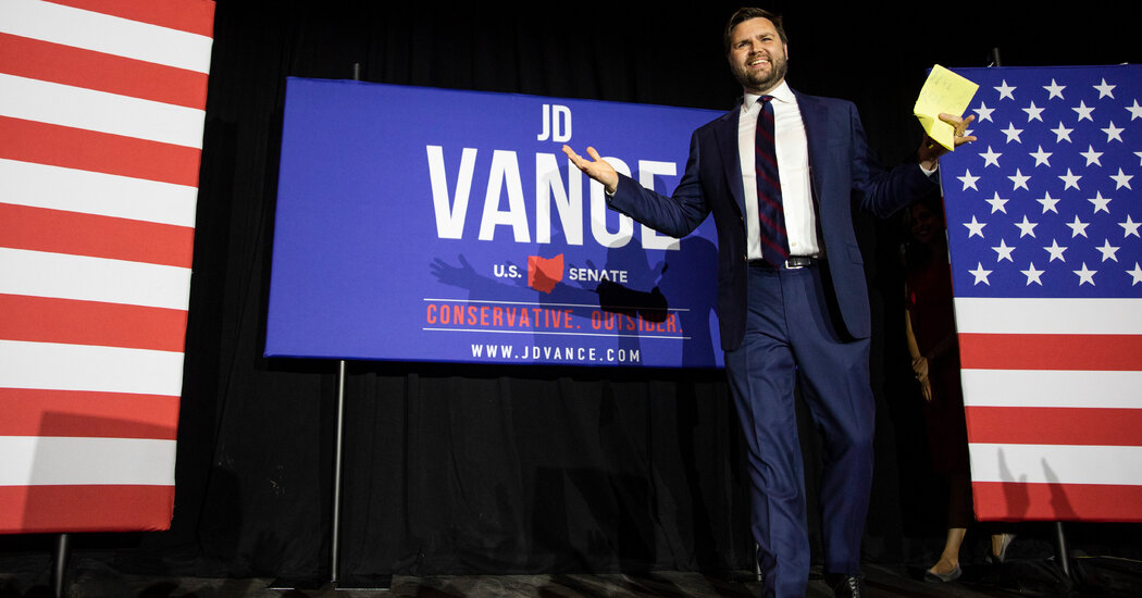 How J.D. Vance Won in Ohio: A Trump Endorsement, a Fox News Stage and Money