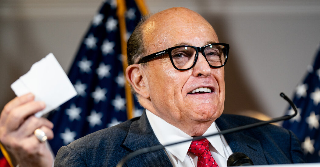 Giuliani Meets With Jan. 6 Committee for Over 7 Hours