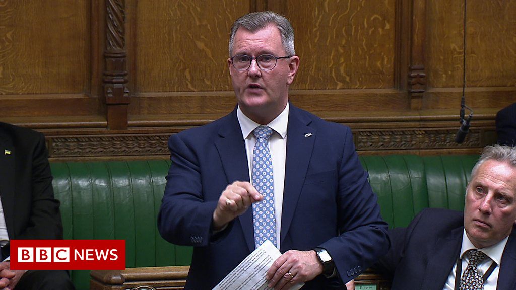Sir Jeffrey Donaldson: ‘I will not quit as MP until protocol is resolved’