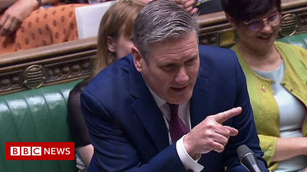 PMQs: Starmer and Johnson on windfall tax on oil firms’ excess profits