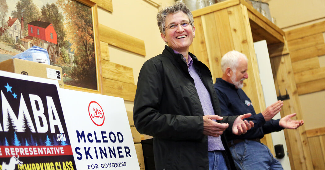 A left-leaning challenger takes down a moderate Democratic congressman in Oregon.