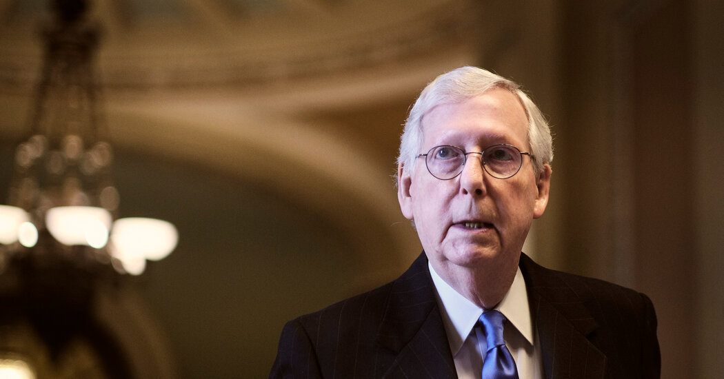 On Ukraine, McConnell Tries to Show the World This Isn’t Trump’s G.O.P.