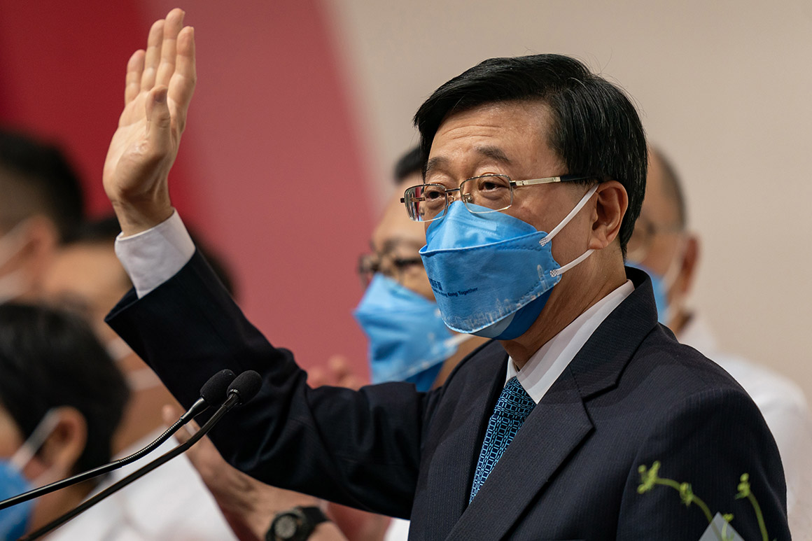 Hong Kong’s new leader is Beijing’s designated ‘enforcer’