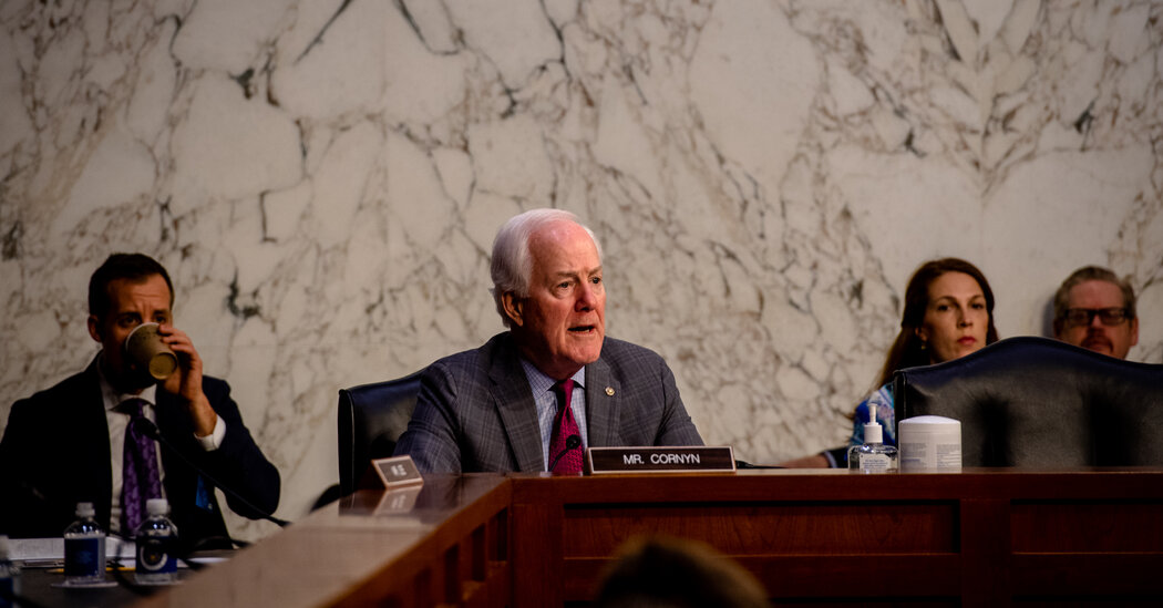 With Cornyn in the Room, Senate Gun Talks Focus on Narrow Changes