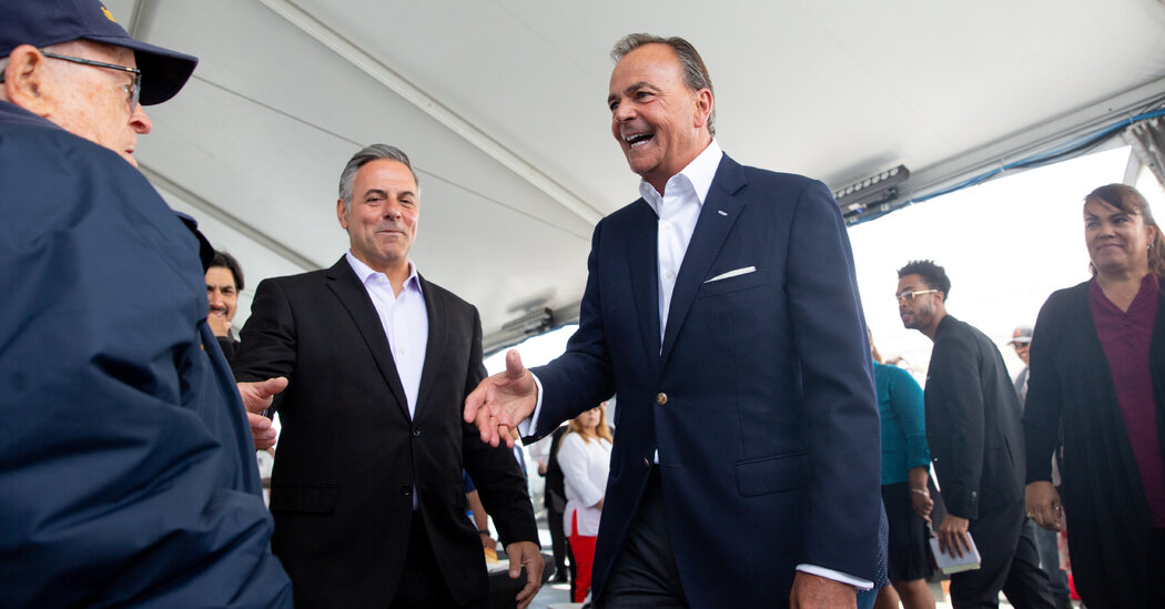 Rick Caruso and Karen Bass Head for Runoff in Los Angeles Mayor’s Race