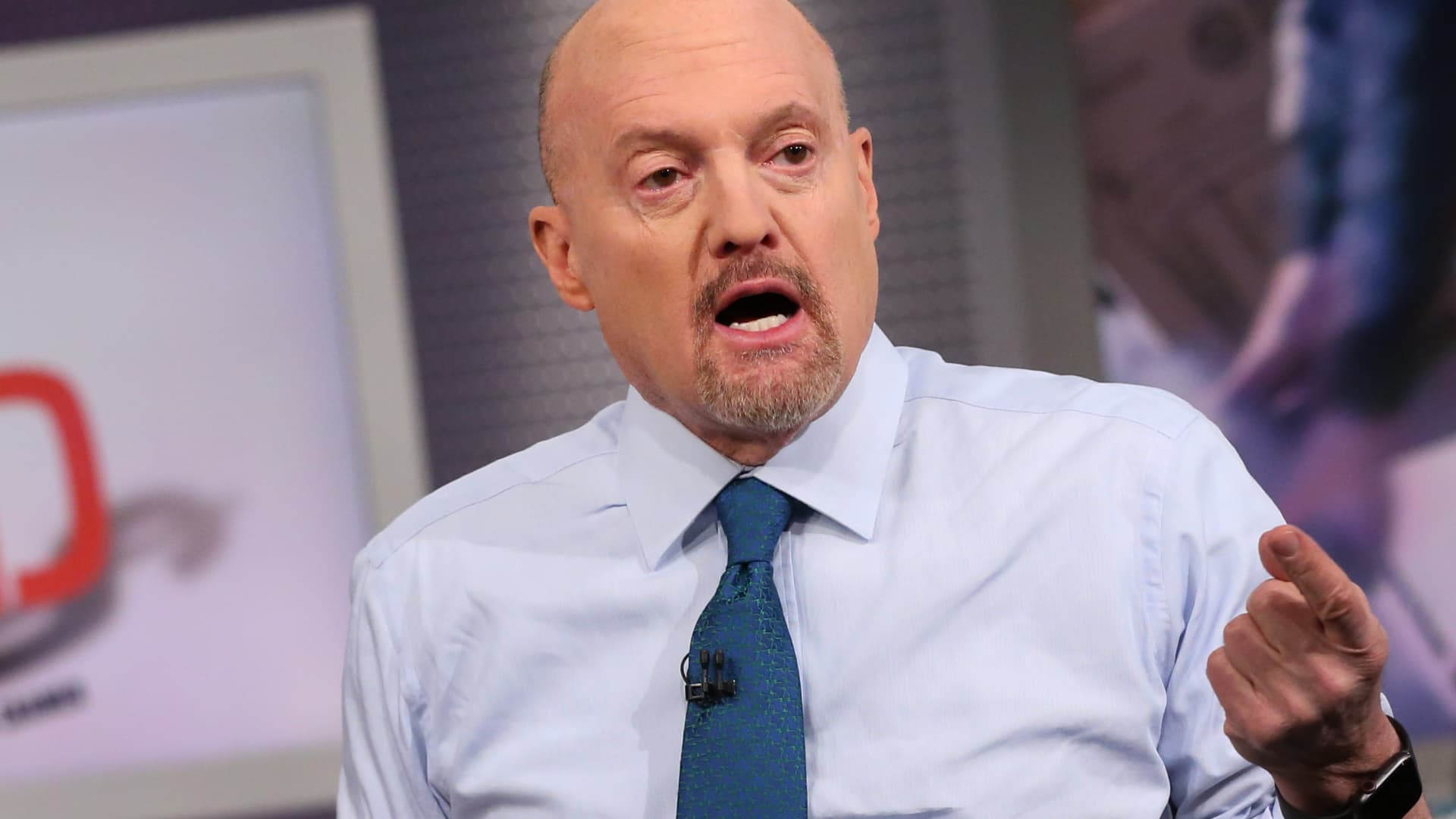 Jim Cramer warns even high quality low price-to-earnings stocks could get beaten down by a recession