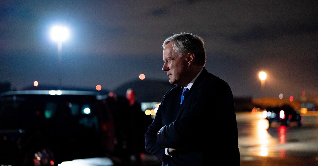 Testimony Paints Mark Meadows as Unwilling to Act as Jan. 6 Unfolded