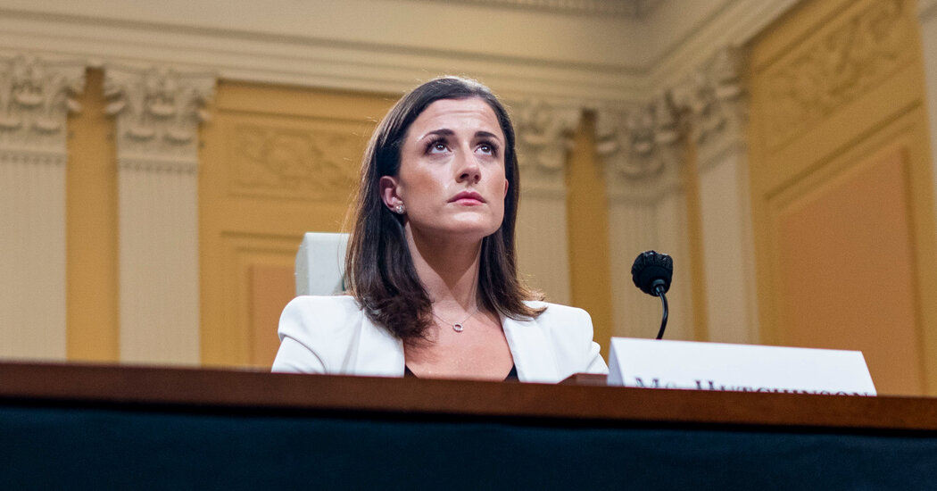 Cassidy Hutchinson: Why the Jan. 6 Committee Rushed Her Testimony
