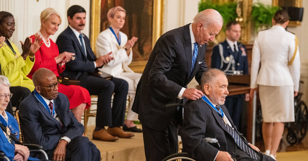 Simone Biles and John McCain Awarded Presidential Medal of Freedom