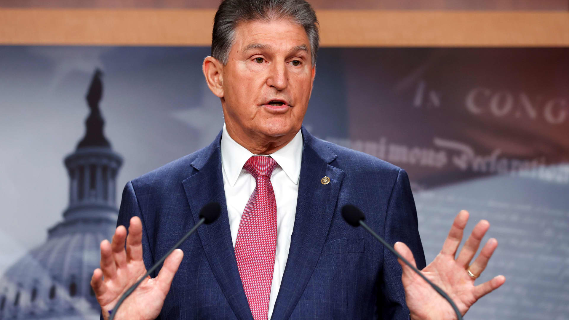 Biden says he will act on climate after Manchin opposes legislation