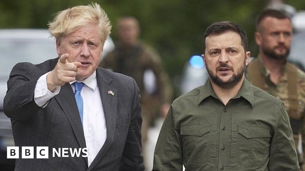 Boris Johnson must not disappear after stepping down as PM, says Volodymyr Zelensky