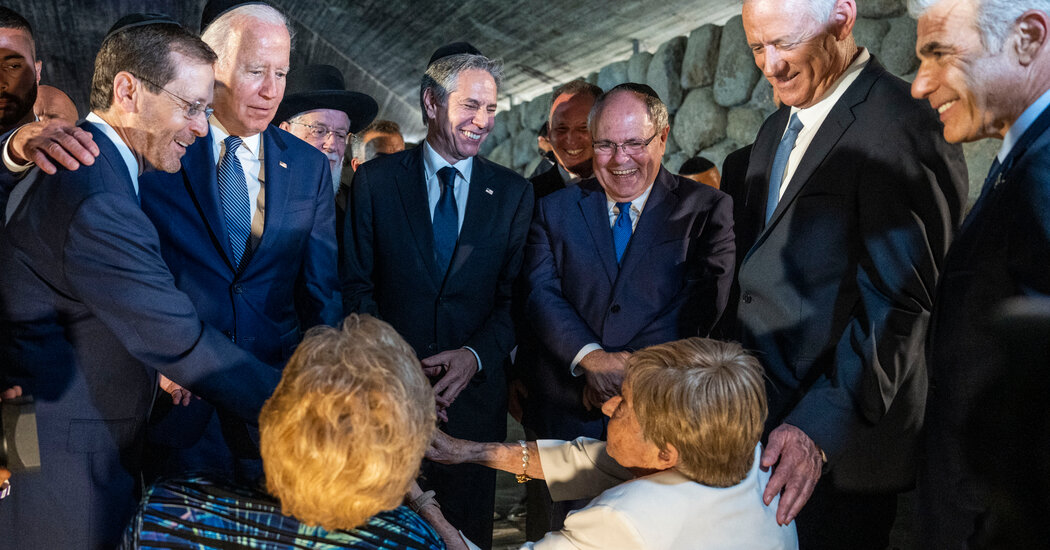 Biden, Battered at Home, Basks in Unvarnished Praise in Israel