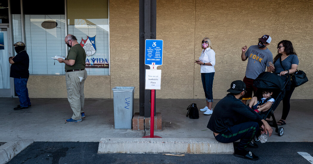 Justice Dept. Sues Arizona Over Voting Restrictions