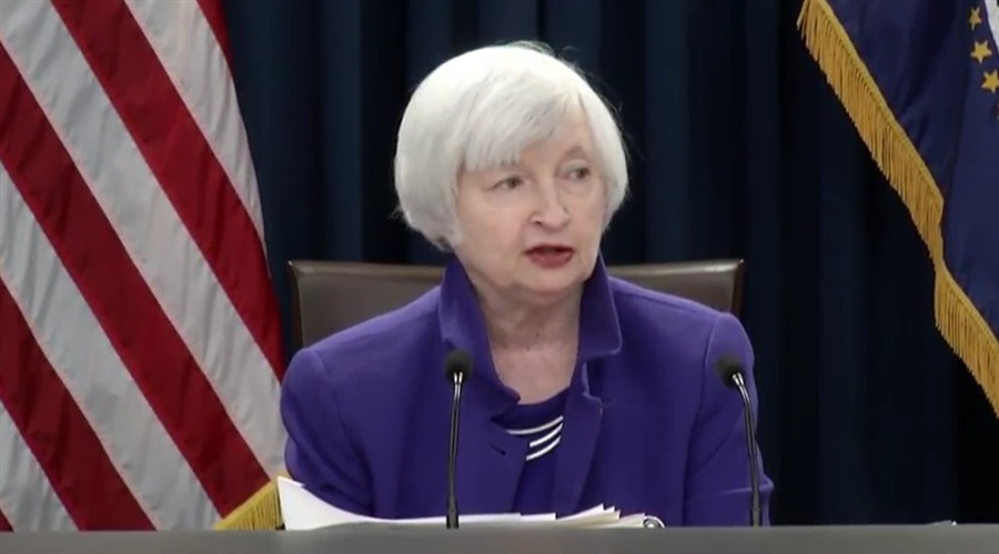US Treas Sec Yellen says economy shows no signs of recession