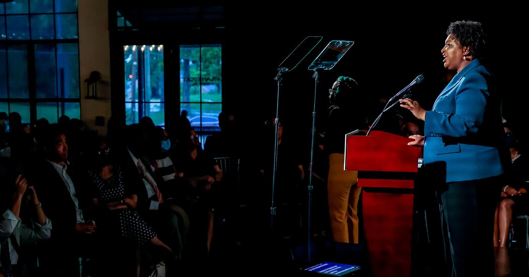 Stacey Abrams temporarily steps away from the campaign trail after testing positive for the coronavirus.