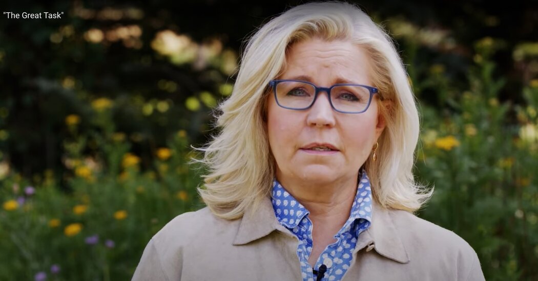 Liz Cheney embraces her role in the Jan. 6 inquiry in a closing campaign ad.