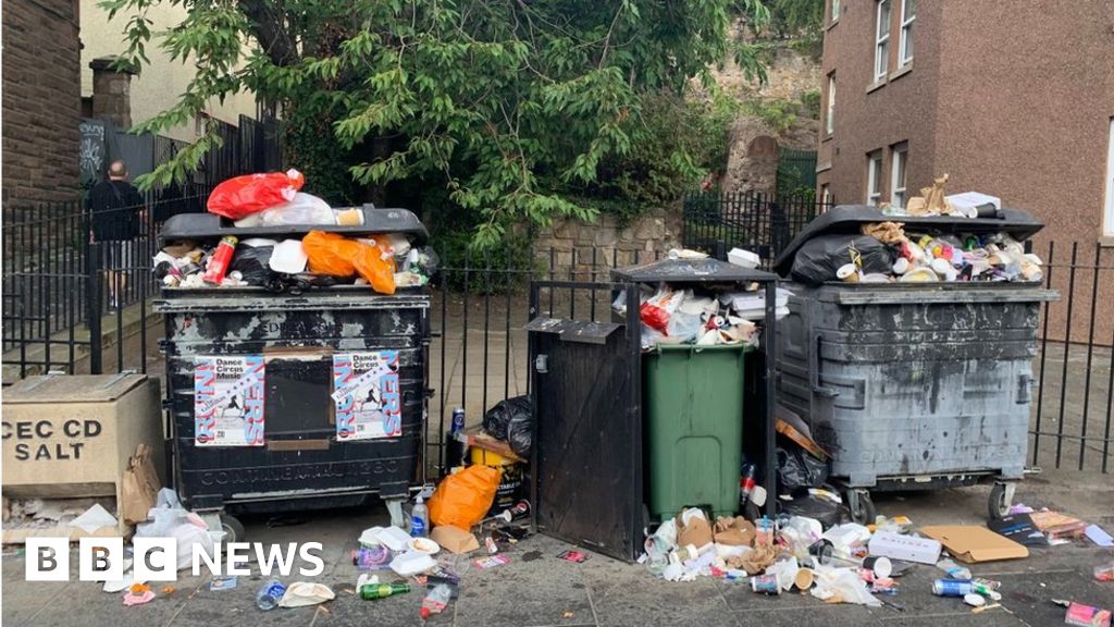 Bin strikes continue as unions query pay offer