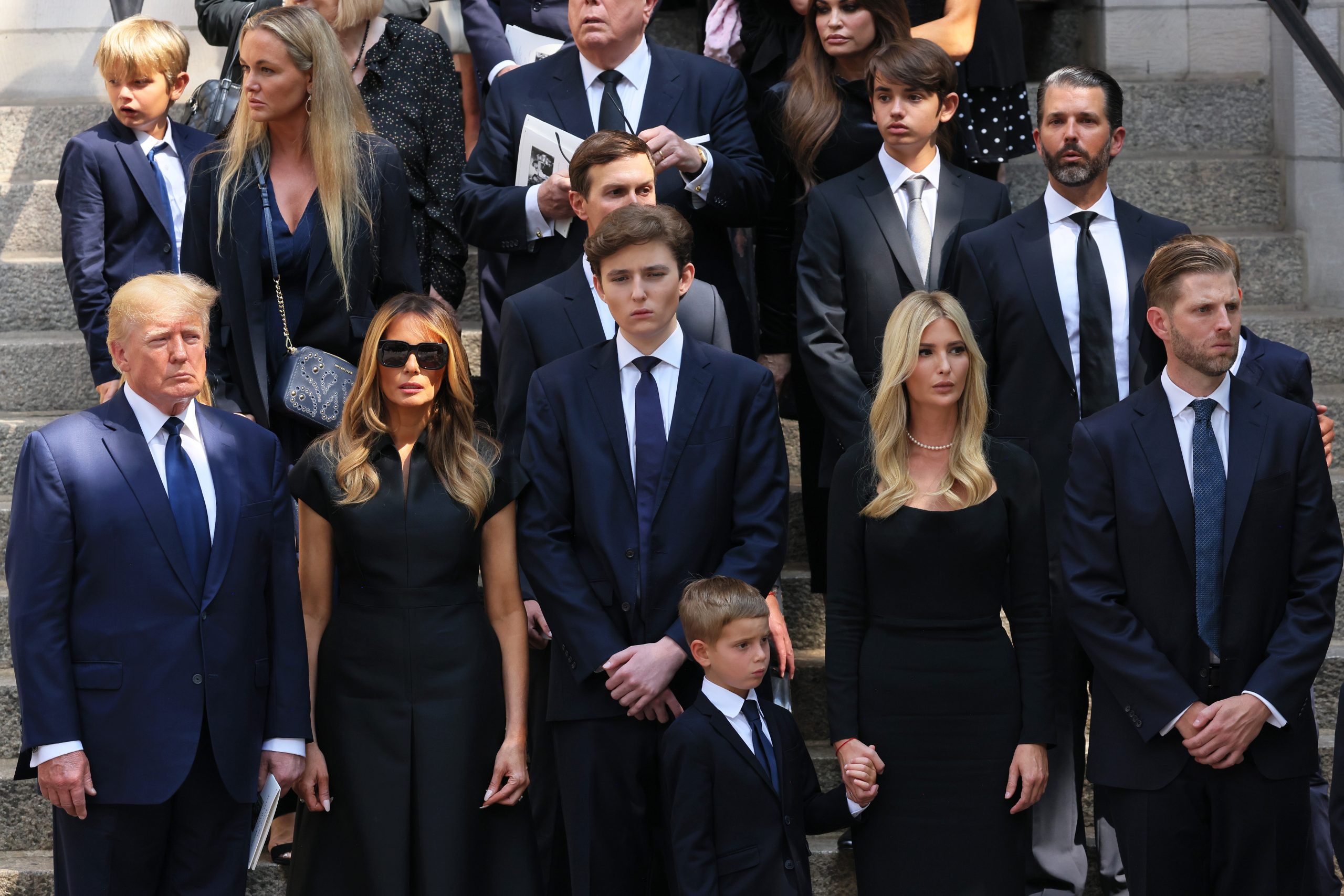 Funeral held for Ivana Trump; former president pays tribute