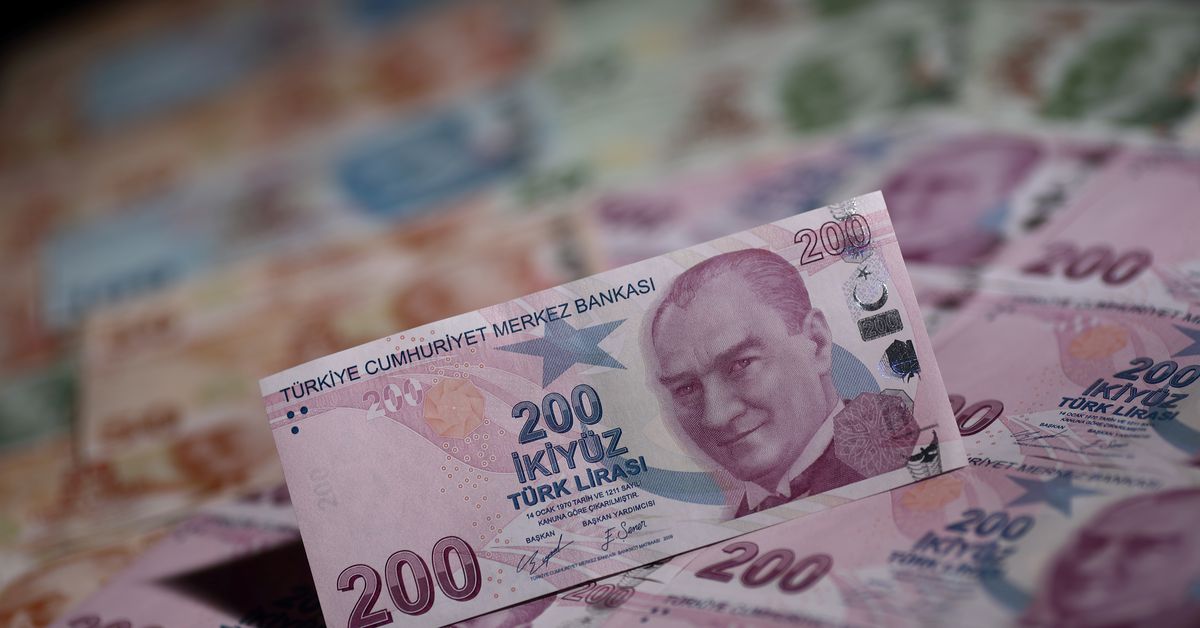 Lira near record low; FX windfall seen paving way for Turkey rate cut