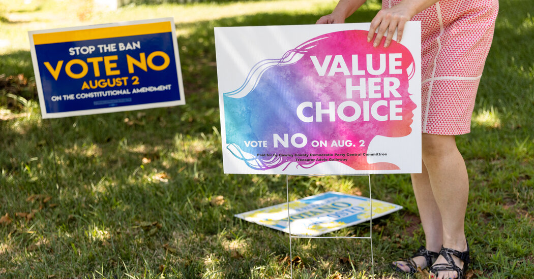 Millions in Advertising Help Shape Closely Watched Abortion Vote in Kansas