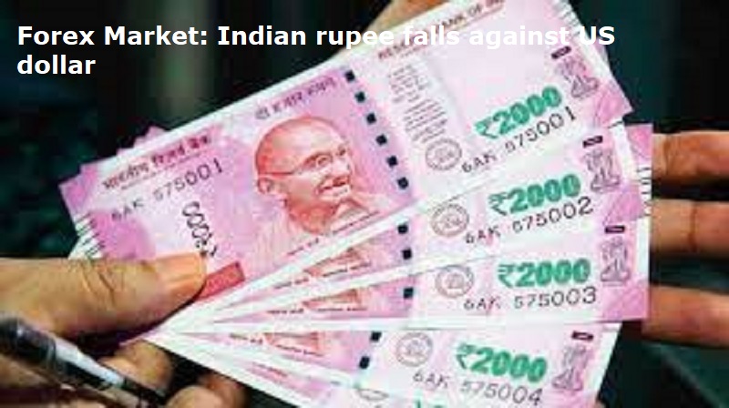 Forex Market: Indian rupee falls against US dollar