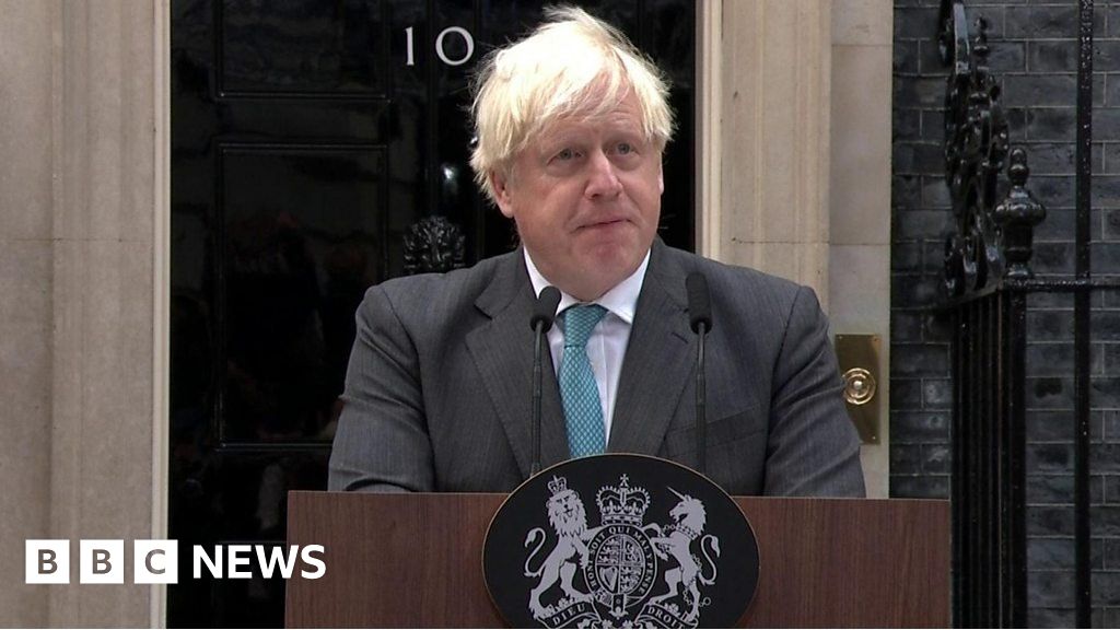 Boris Johnson leaves No 10 – his departure speech in full