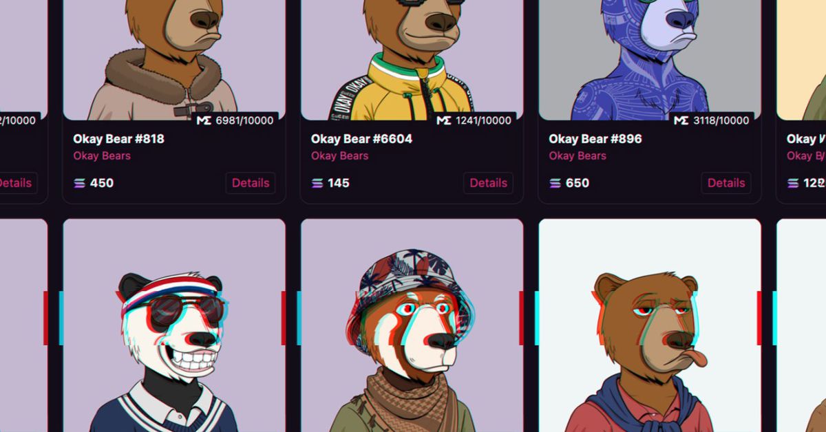 Okay Bears NFT Projects Signs Licensing Deal With IMG