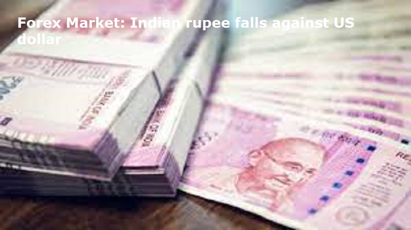 Forex Market: Indian rupee falls against US dollar