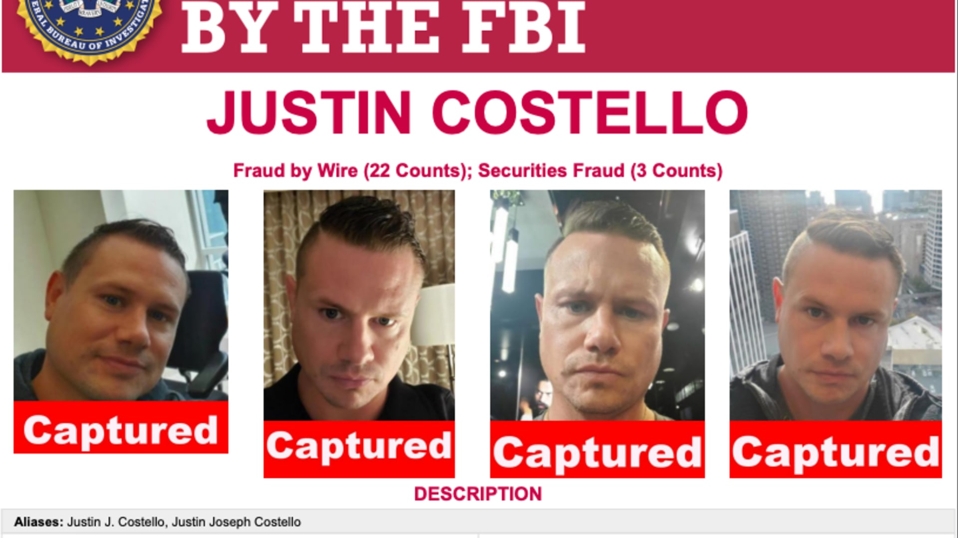 Fake billionaire Justin Costello co-defendant settles SEC complaint