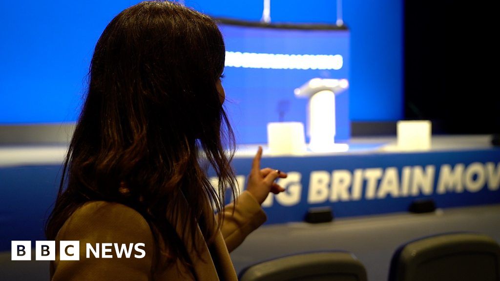 Ione Wells goes behind the scenes at the Tory conference ahead of Liz Truss's speech