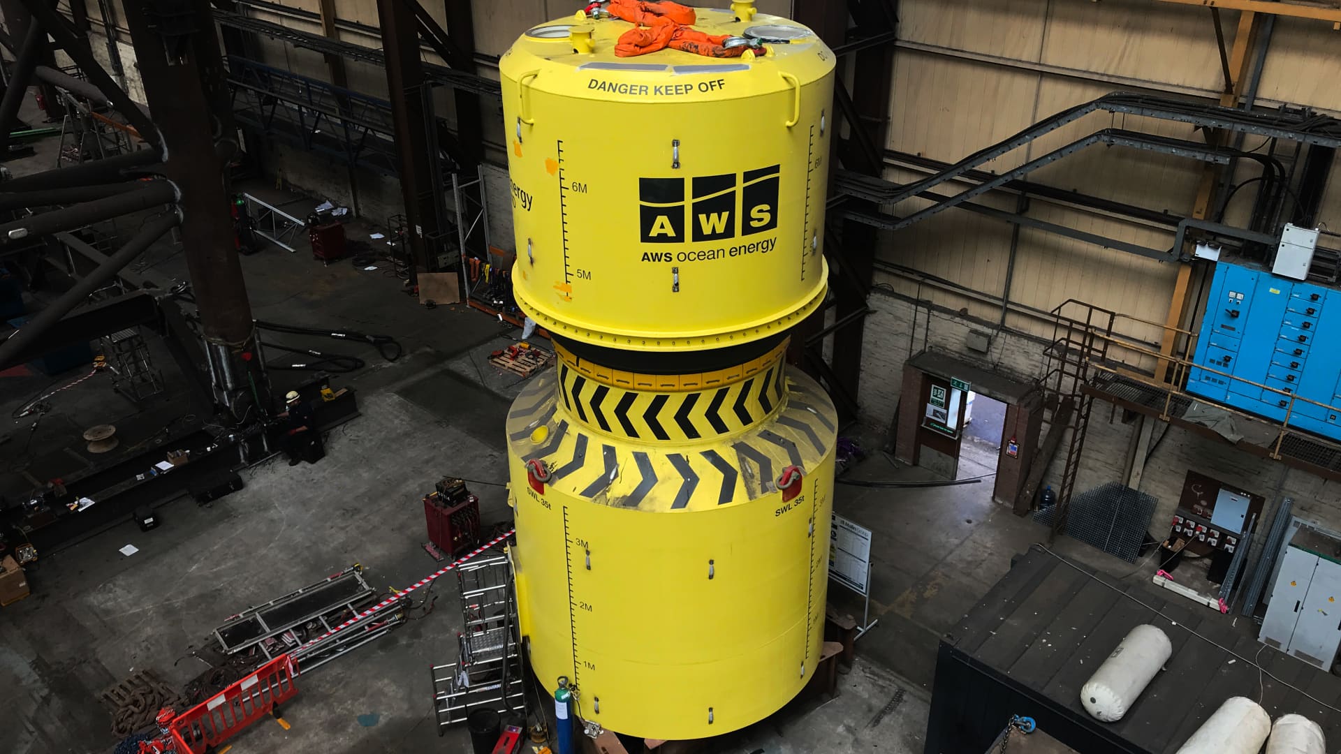 Wave energy device put through its paces during trials in Scotland