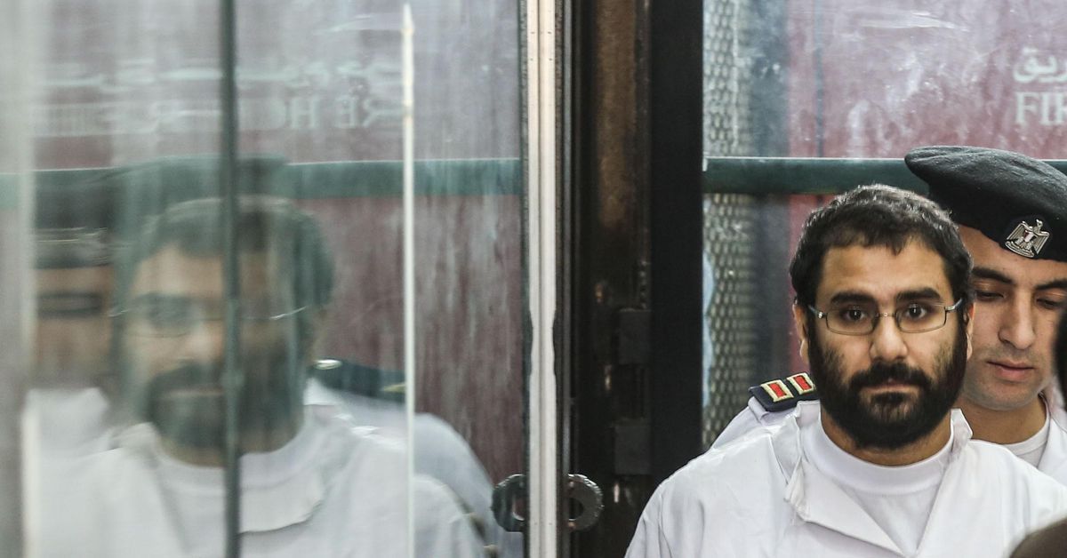 Egypt’s jailed activist goes on hunger strike as UN climate summit launches